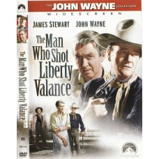 THE MAN WHO SHOT LIBERTY VALANCE (DVD, 1962, WIDESCREEN) JOHN WAYNE COLLECTION