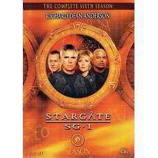 STARGATE SG-1: SEASON 6 SIXTH (DVD 2009, 5-DISC SET - WIDESCREEN ) 