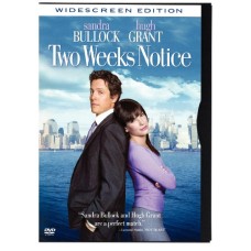 Two Weeks Notice (dvd, 2003, Widescreen) Hugh Grant Sandra Bullock