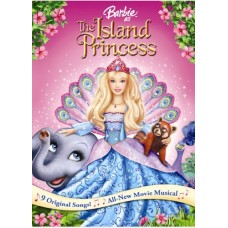 BARBIE ISLAND PRINCESS (DVD, 2007, WIDESCREEN) WITH SLIPCOVER , CANADIAN COVER 