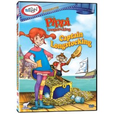 PIPPI LONGSTOCKING - CAPTAIN LONGSTOCKING(DVD, 1997, FULL SCREEN) 