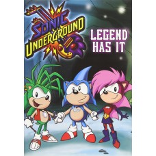 SONIC UNDERGROUND: LEGEND HAS IT (DVD, 2000, FULL SCREEN) ANIMATED SERIES