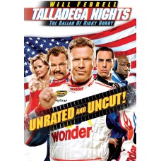 TALLADEGA NIGHTS (DVD, 2006, FULL SCREEN) WILL FERRELL, JOHN C. REILLY, COMEDY