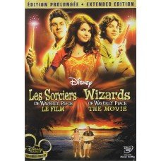 WIZARDS OF WAVERLY PLACE THE MOVIE EXTENDED EDITION (DVD, 2009, CANADIAN COVER)