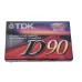 TDK D90 - Cassette - 1 X 90min -Dynamic Performance IECI/TYPE 1 High Output