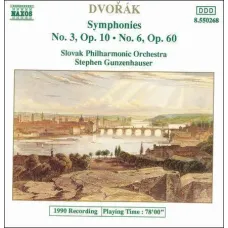 Dvorak Symphonies Nos 3 & 6 (Dvorak, Slovak Philharmonic, 1991), CD Album