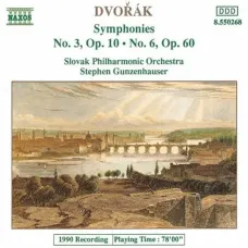 Dvorak Symphonies Nos 3 & 6 (Dvorak, Slovak Philharmonic, 1991), CD Album