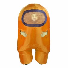 Among Us Crewmate Inflatable Halloween Costume One Size Fits Up To 4 Feet 9 Kid