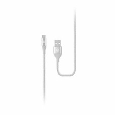 At&T Charge-Sync Braided Cable For Micro-USB - Grey