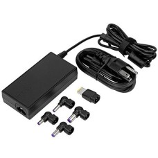 Targus 90w Ac Universal Laptop Charger With 6ft. Cable, Includes 5 Power Tips