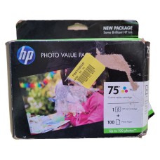 Hp Cg501an 75 Tri-color Ink Cartridge Photo Value Pack Best To Use October 2011