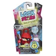 Hasbro Lock Stars Series 1 Red Pirate Figure Surprise Inside 